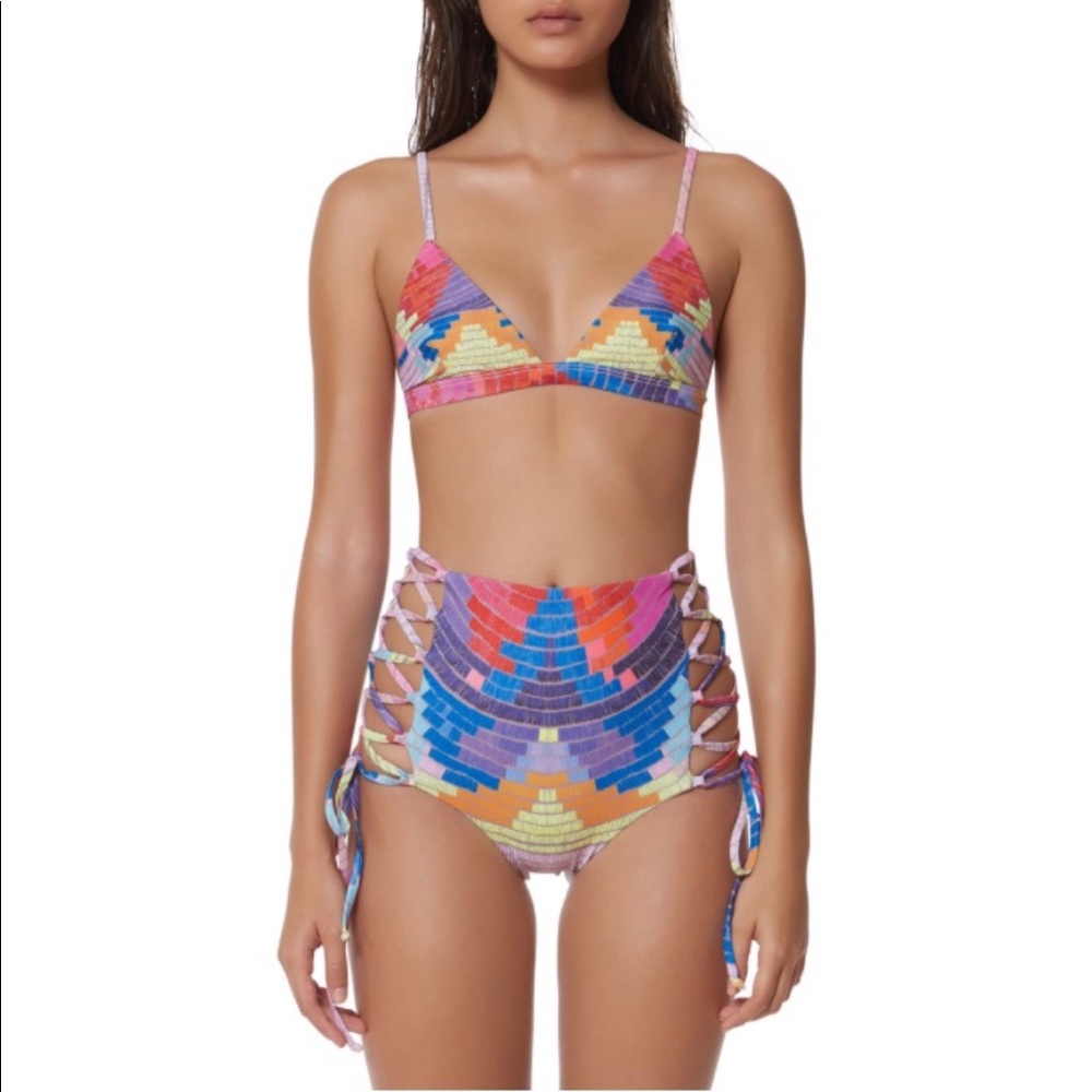 Mara Hoffman Two Piece Swim Set